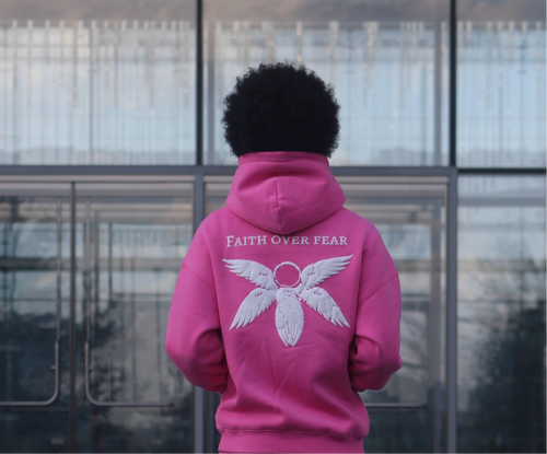 SERAPHIC UNISEX PINK PHANTOM HOODIE